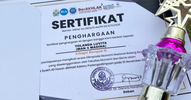 Peringkat 5 dari 960 peserta bidang Ekonomi se-Tapanuli Bagian Selatan Tahun 2025