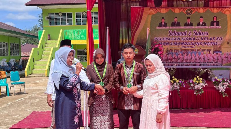 Pelepasan Siswa Kelas XII MAN 4 Mandailing Natal Tahun Ajaran 2025–2026 Berlangsung Khidmat dan Haru